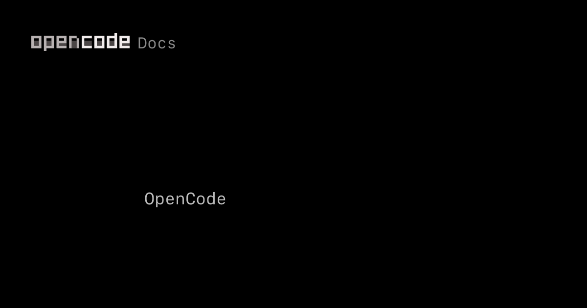 บทนำ | OpenCode