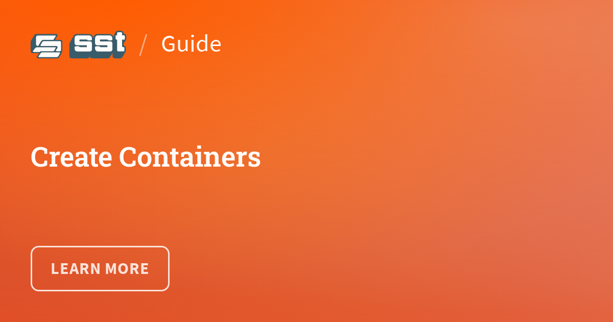 create-containers