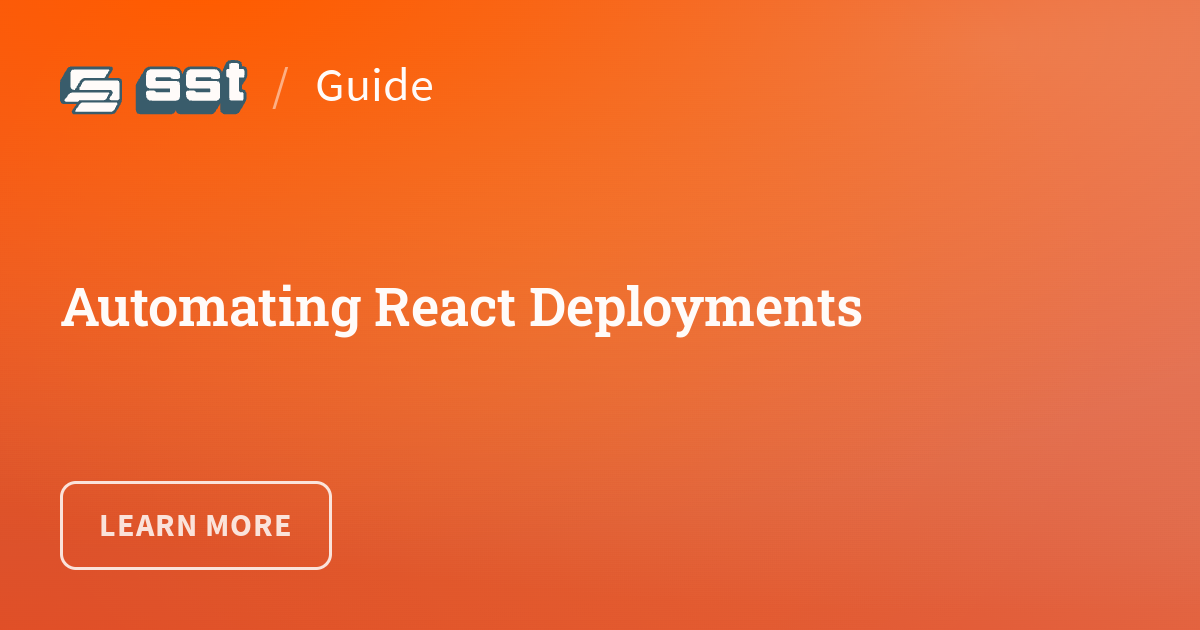 Automating React Deployments